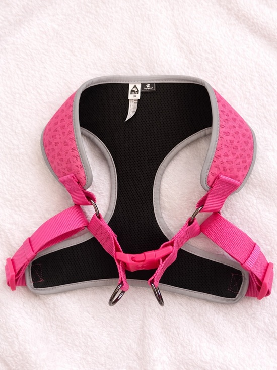 Top Paw Black Mesh Dog Harness with Gray Trim - Picture 3 of 4